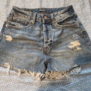 Wild Fable Classic Blue Ripped Jean Shorts